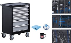 BGS 6065 | Servante d'atelier | 7 tiroirs | avec 129 outils