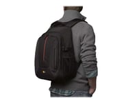 Case Logic Slr Backpack - Ryggsäck För Digital Kamera/Objektiv/Surfplatta/Stativ/Drönare/Tillbehör - Nylon - Svart - 15"