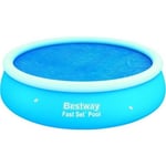 Bache solaire pour piscine hors sol Fast Set - BESTWAY - diamètre 350 cm - Bleu
