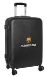 F.C. Barcelona 3rd EQUIPATION – Cabin Trolley 24 Inches, Suitcase with Wheels, Security Lock, Lightweight Suitcase, 40 x 26 x 63 cm, Black, Black/White, Estándar, Casual