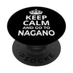Souvenir de Nagano / Naganon / « Keep Calm And Go To Nagano ! » PopSockets PopGrip Interchangeable