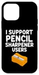Coque pour iPhone 12 mini I Support Taille-crayon Manuel Rotatif Utilisateurs Graphite