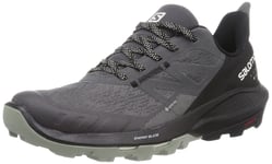 SALOMON Men's Outpulse GTX Climbing Shoe, Magnet/Black/Wrought Iron, 10 UK