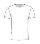 ID Identity T-shirt 0540, vit, stl 3XL