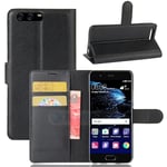 huawei Huawei P10 Plus PU Wallet Case Black