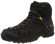 Salewa Men's Ms Alp Trainer Mid Gore-tex Trekking hiking boots, Black, 12 UK