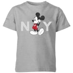 Disney NY Kids' T-Shirt - Grey - 11-12 Years - Grey