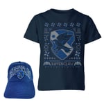 Harry Potter Ravenclaw T-Shirt and Cap Bundle - Navy - Kids' - 9-10 Years