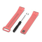New Watch Straps For Huawei Band 2 Pro/Band 2 / ERS-B19 / ERS-B29 Sports Bracelet Silicone Strap(White) (Color : Pink)
