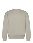 Nano Logo Sweatshirt Tops Sweat-shirts & Hoodies Sweat-shirts Beige Calvin Klein