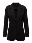 FREE/QUENT Jacket From Freequent In A Beautiful Fabric. The Jacket Is Form-Fitting With A B Svart