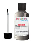 Alloy Wheel Repair Touch up Paint KIT Curbing Scratch CHIP Silver Black Gold (Chrome Shadow Dark 790 Mercedes)