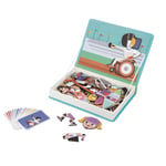 Janod - Magnéti'Book Sports - Magnetic Educational Game - 48 Magnets + 16 Model 