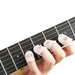 INF Gitarr fingerskydd silikon 25 st Transparent