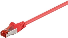 Goobay CAT6 S/FTP nätverkskabel, 15m, röd