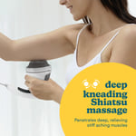 HoMedics Handheld Shiatsu Body Massager with 3 Interchangable Massage Heads