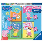 Puslespill Peppa Pig My First Puzzle 2/3/4/5 brikker, Ravensburger