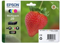 Genuine Original Epson 29 T2986 Multipack Set Strawberry BCMY Ink Cartridges