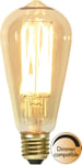 Star Trading Decoration Ljuskälla LED E27 Vintage Gold 3,7W Dimbar 14,2 cm