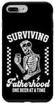 iPhone 7 Plus/8 Plus Surviving Fatherhood,One Beer At A Time,Funny Beer Lover Dad Case