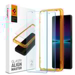 Spigen Sony Xperia 1 VI AlignMaster GLAS.tR skärmskydd (2-pack)