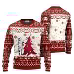 Santa Darth Vader Jul Ugly Sweater Star Wars The Mandalorian Men Pullover Kläder Höst Vinter Dam Sweatshirt style 7 5XL