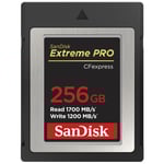 SanDisk CFexpress Extreme Pro 1700MB/s - lagring - minne - 256GB