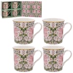 Set of 4 William Morris Pimpernel Mugs - Multi