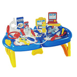 FB FunkyBuys® New Kids Little Doctor and Nurses Surgery Toy Role Play Folding Table Pretend Medical Hospital Kit Trolley Set Fun Gift Accessories (SI-TY1062)