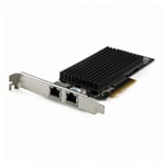 StarTech.com Carte réseau PCIe 10Gb à deux ports avec 10GBASE-T et NBASE-T - Neuf