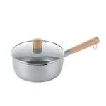 Non Stick Saucepan Sauce Frying Milk pan, Soup Pot with Handle, Saucepans Suitable for Induction and Other Cooking Hobs (Diameter 22 cm with lid / 8.7 inches)