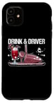Coque pour iPhone 11 Drink And Driver Balle De Golf Tee Vert Handicap Driver Golf