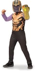 Panoplie déguisement Thanos + Gant de l'infini - 7-8 ans