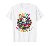 Baseball Happy Mother's Day Mom Women Wife Mama Mommy T-Shirt