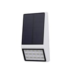 1pc 15LEDs Solar Light Microwave Radar Induction Outdoor Solar Lamp Waterproof Wall Light For garden, outdoor decoration