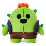 Kaktus plyschdocka plyschleksak kaktus anime spel plyschdocka barnens födelsedagspresent grön 25 cm Spike