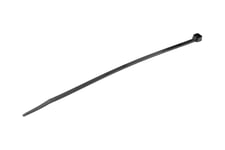 StarTech.com 20cm(8") Cable Ties, 4mm(1/8") wide, 55mm(2-1/8") Bundle Diameter, 22kg(50lb) Tensile Strength, Nylon Self Locking Zip Ties with Curved Tip, 94V-2/UL Listed, 100 Pack, Black - Nylon 66 Plastic - TAA (CBMZT8B) - kabelsamlare - TAA-kompatibel