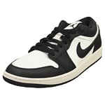 Nike Air Jordan 1 Low Se Womens Black White Casual Trainers - 9.5 UK