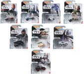 Hot Wheels Star Wars Character Cars Diecast Car 1:64 Scale 8 Set Cars