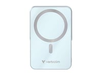 Batteri Externt - VERBATIM - Ladda 'n' Gå - 10 000 mAh - MagSafe - Snabbladdning 15 W