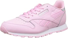 Reebok Women's Classic Leather Pastel Trainers, Pink (Charming Pink/White), 4 UK