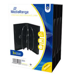 MediaRange BOX35-8 DVD 8 Disc Case 27mm Black (Pack of 3)