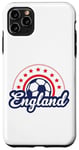 Coque pour iPhone 11 Pro Max Ballon de football Euro Star Angleterre
