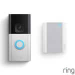 Battery-Powered Video Doorbell with Chime Kit