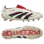adidas Predator Elite Ag Champagne - Vit/svart/ruby - Konstgräs (Ag), storlek 41⅓
