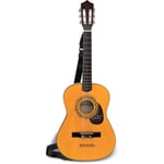 Bontempi- WoodHarmony-Guitare Classique en Bois de 92 cm pour des Aventures Musicales Authentiques, Marron, 21 9220