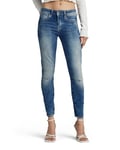G-STAR RAW Women's Arc 3D Mid Waist Skinny Jeans, Blue (Medium Aged), 26W / 30L