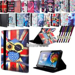 For Various 10" Acer Iconia Tab Tablet - Smart Stand Leather Cover Case + Stylus