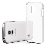 Transparent Hårdplast Skal till Samsung S5 Transparent