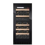 Under-counter wine cooler - WineCave 800 40D Fullglass Black